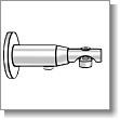 Aluflex-Träger, 1 läufig, verstellbar