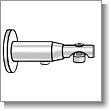 Aluflex-Träger, 1 läufig, verstellbar